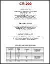 spec sheet